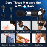 Digital Mini Electric Massage Gun – Deep Tissue Relief with 32 Speeds