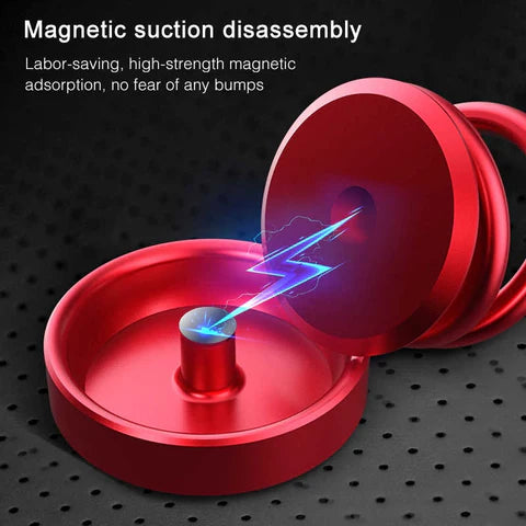 Luxury Solar-Powered Car Air Freshener – Rotating Floating Design, Premium Zinc Alloy, Long-Lasting Scent