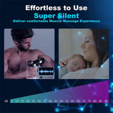 Digital Mini Electric Massage Gun – Deep Tissue Relief with 32 Speeds